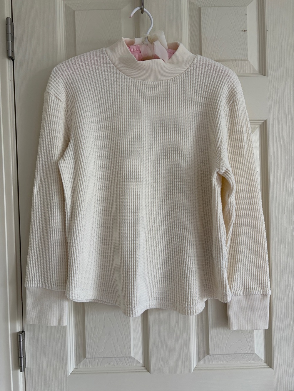 Madewell Waffle Thermal Long Sleeve Shirt Women Size Medium
